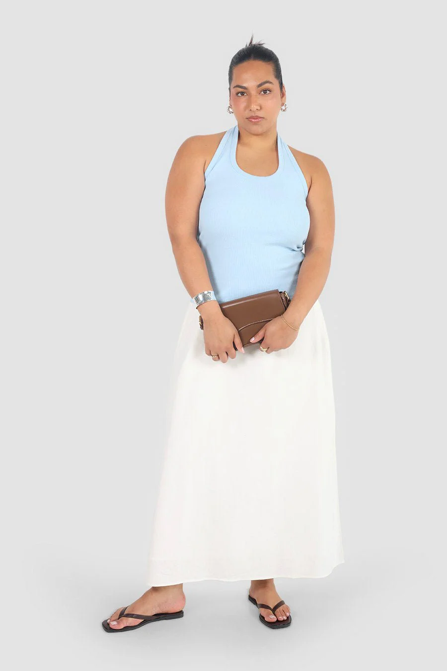 RENNA HALTER TOP BABY BLUE - Image 7