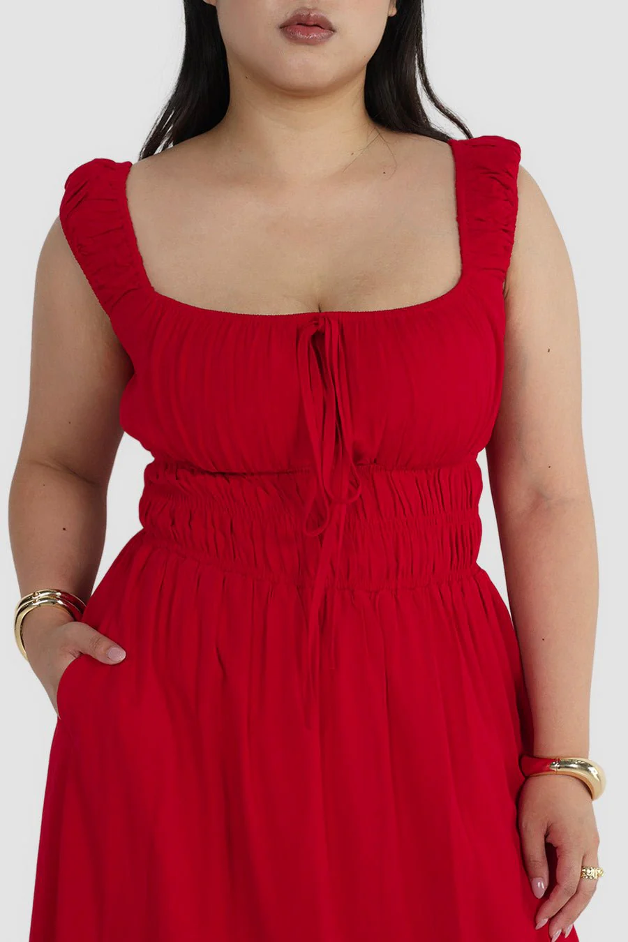 ROUX DRESS RED - Image 3