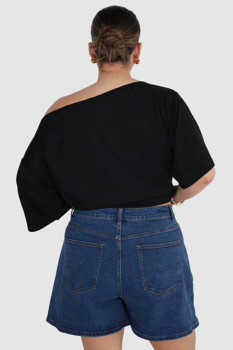 RYDER DENIM SHORTS MID BLUE - Image 7
