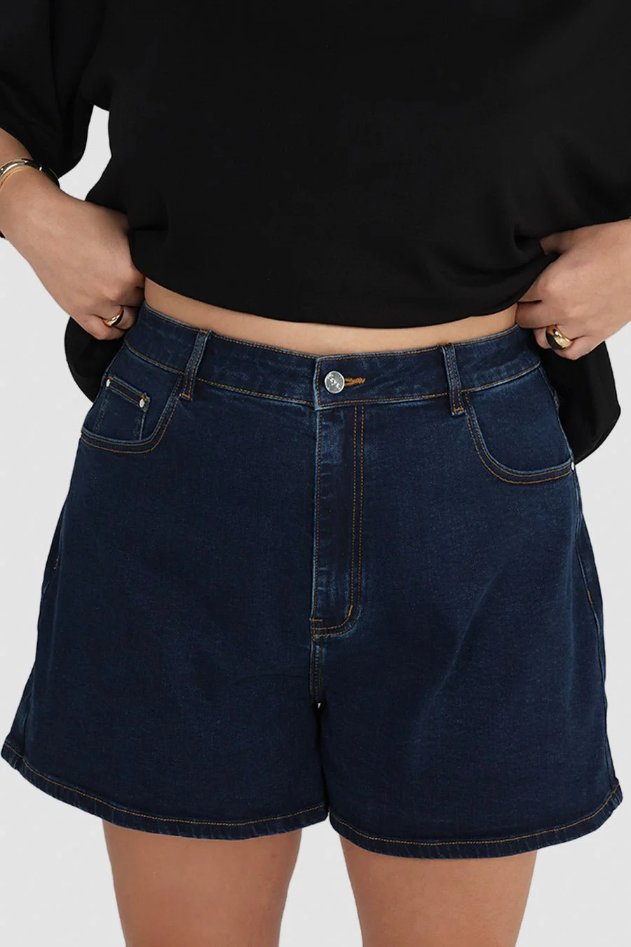 RYDER DENIM SHORTS ULTRA DARK BLUE - Image 3
