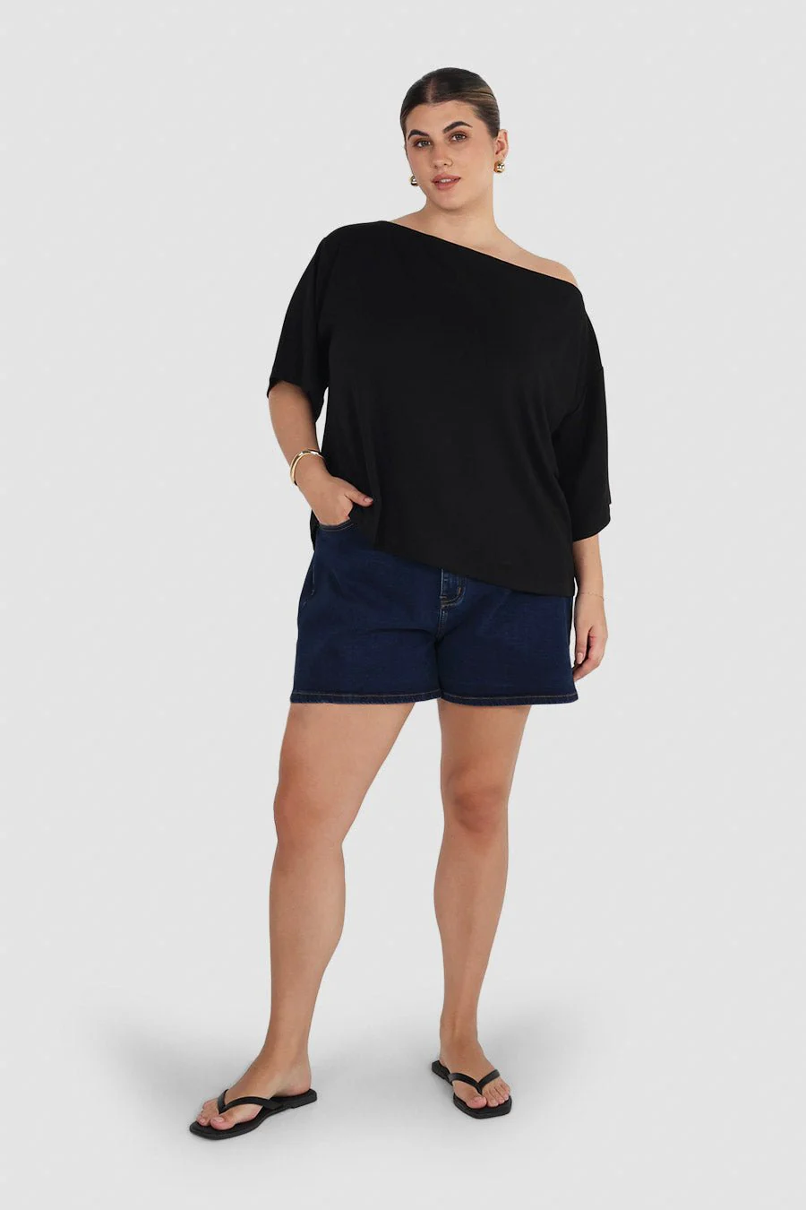 RYDER DENIM SHORTS ULTRA DARK BLUE - Image 4