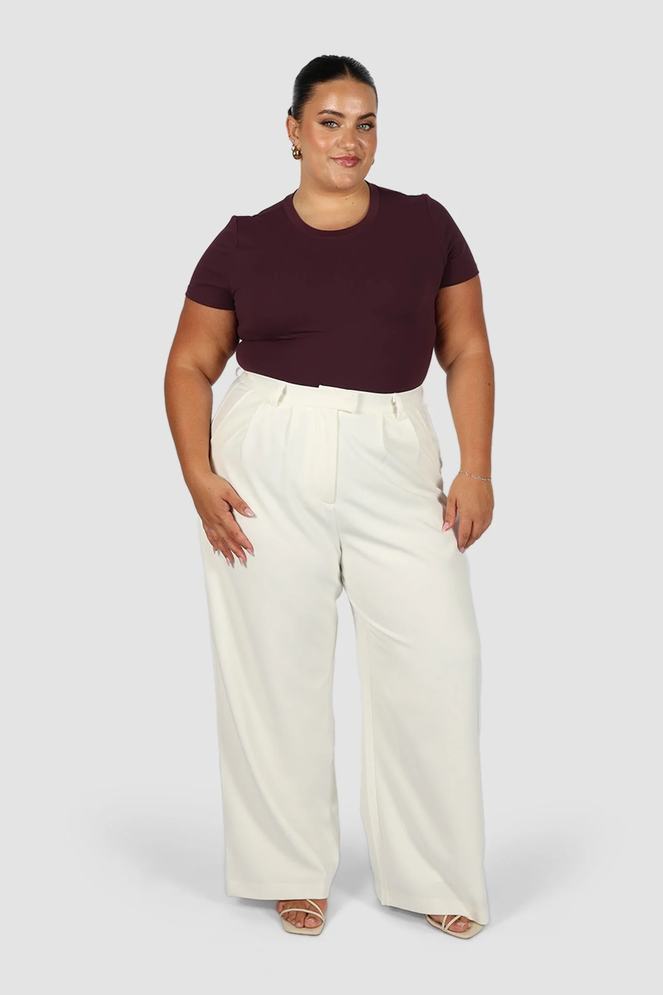 S/S BODYSUIT DEEP PLUM - Image 4