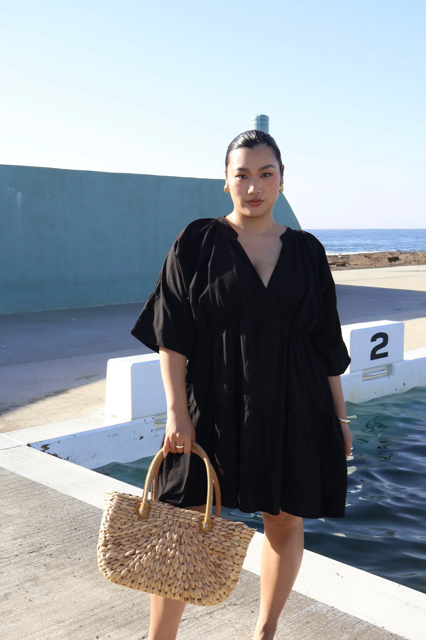 SALORA DRESS BLACK - Image 2