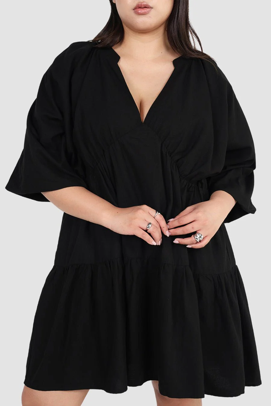 SALORA DRESS BLACK - Image 3