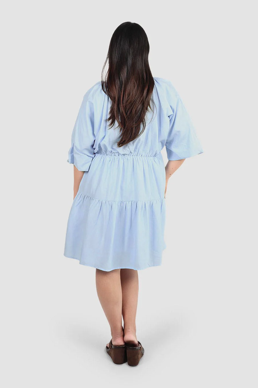 SALORA DRESS SOFT BLUE - Image 5