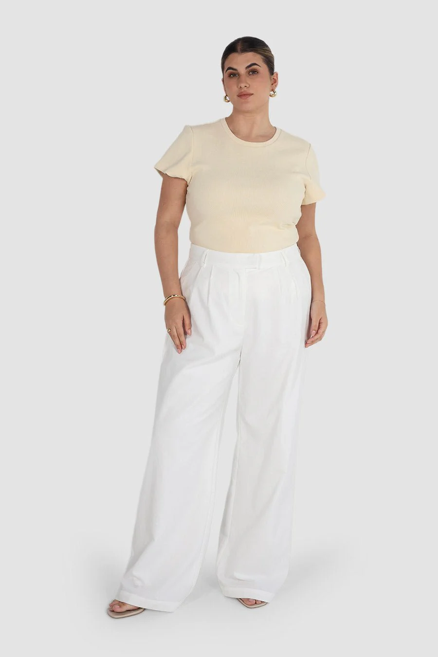 SAVANNAH RIB TEE VANILLA - Image 2