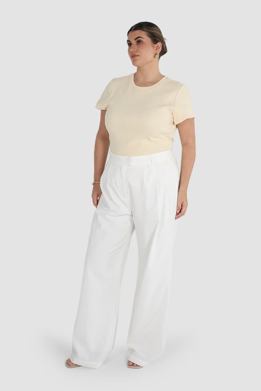 SAVANNAH RIB TEE VANILLA - Image 3