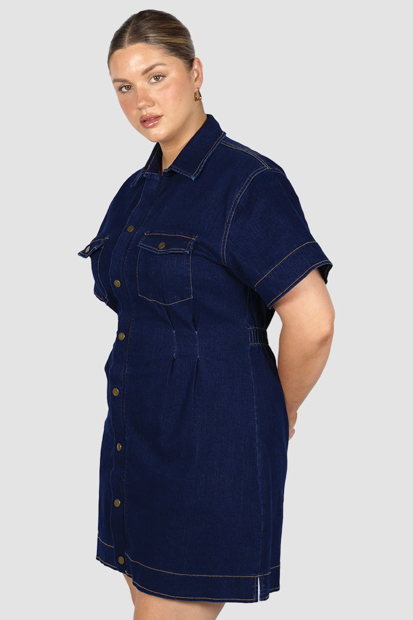 SAVEIRA DENIM DRESS MIDNIGHT - Image 10