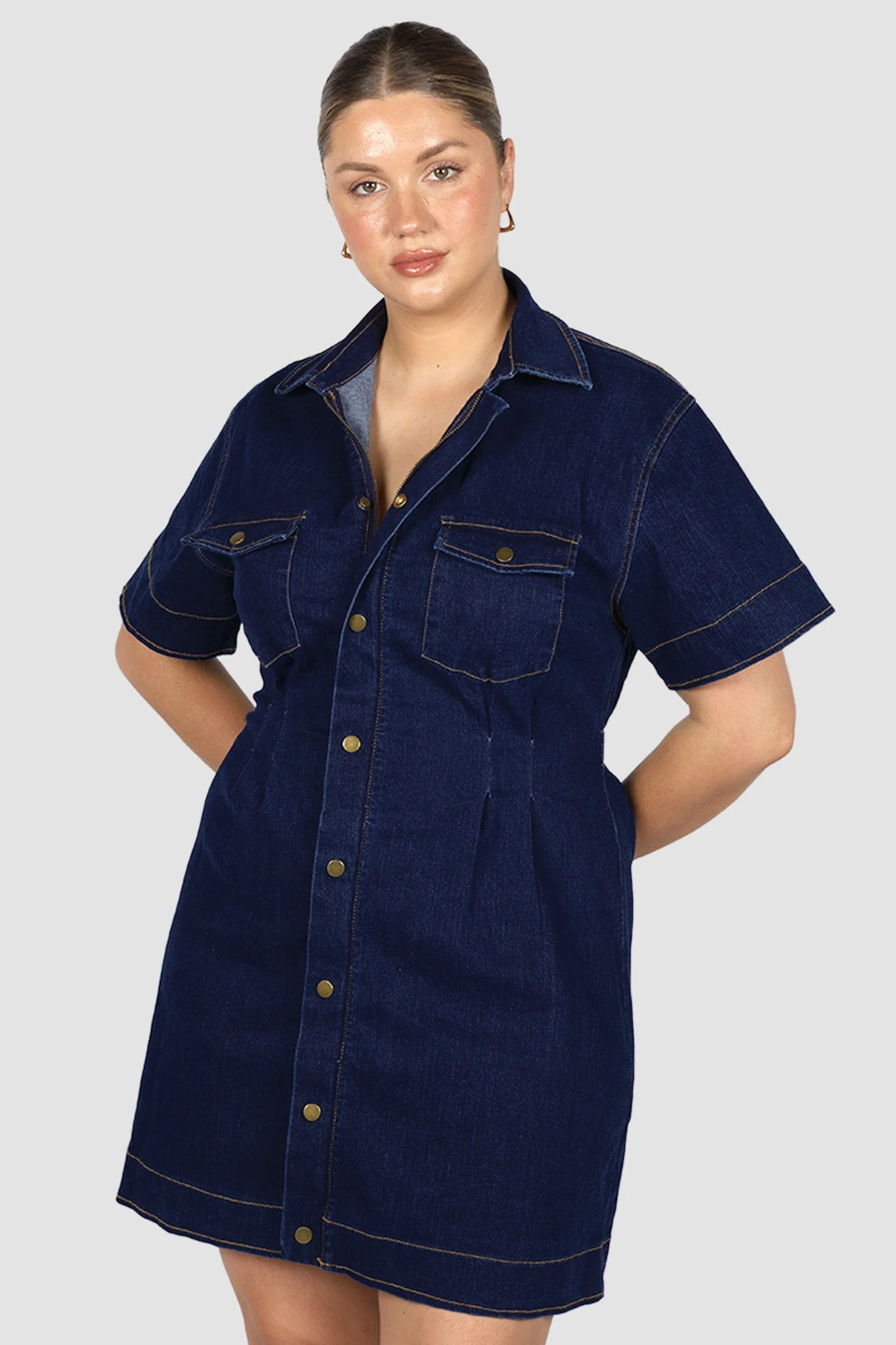 SAVEIRA DENIM DRESS MIDNIGHT - Image 12