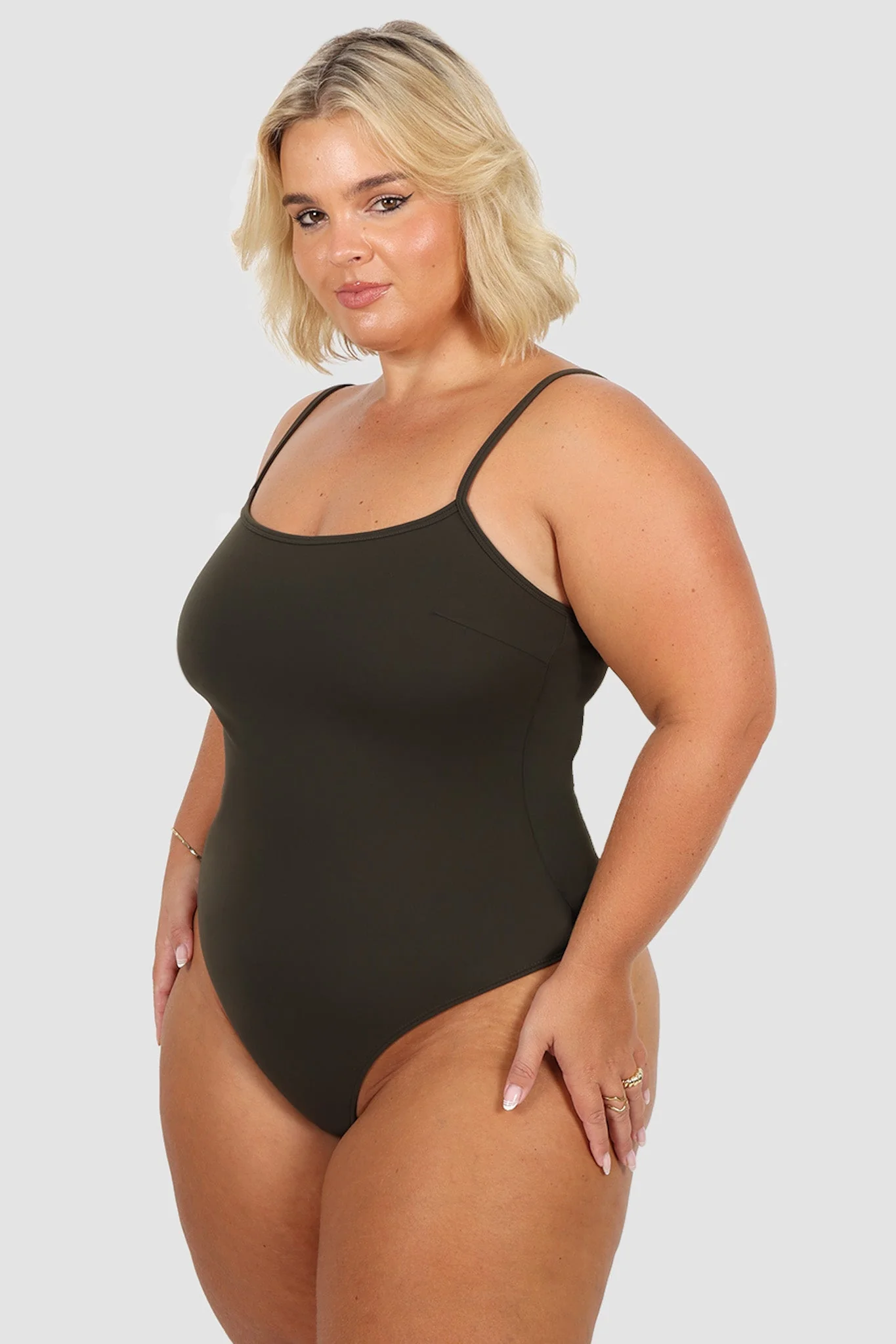 SAWYER BODYSUIT DEEP OLIVE - Image 4