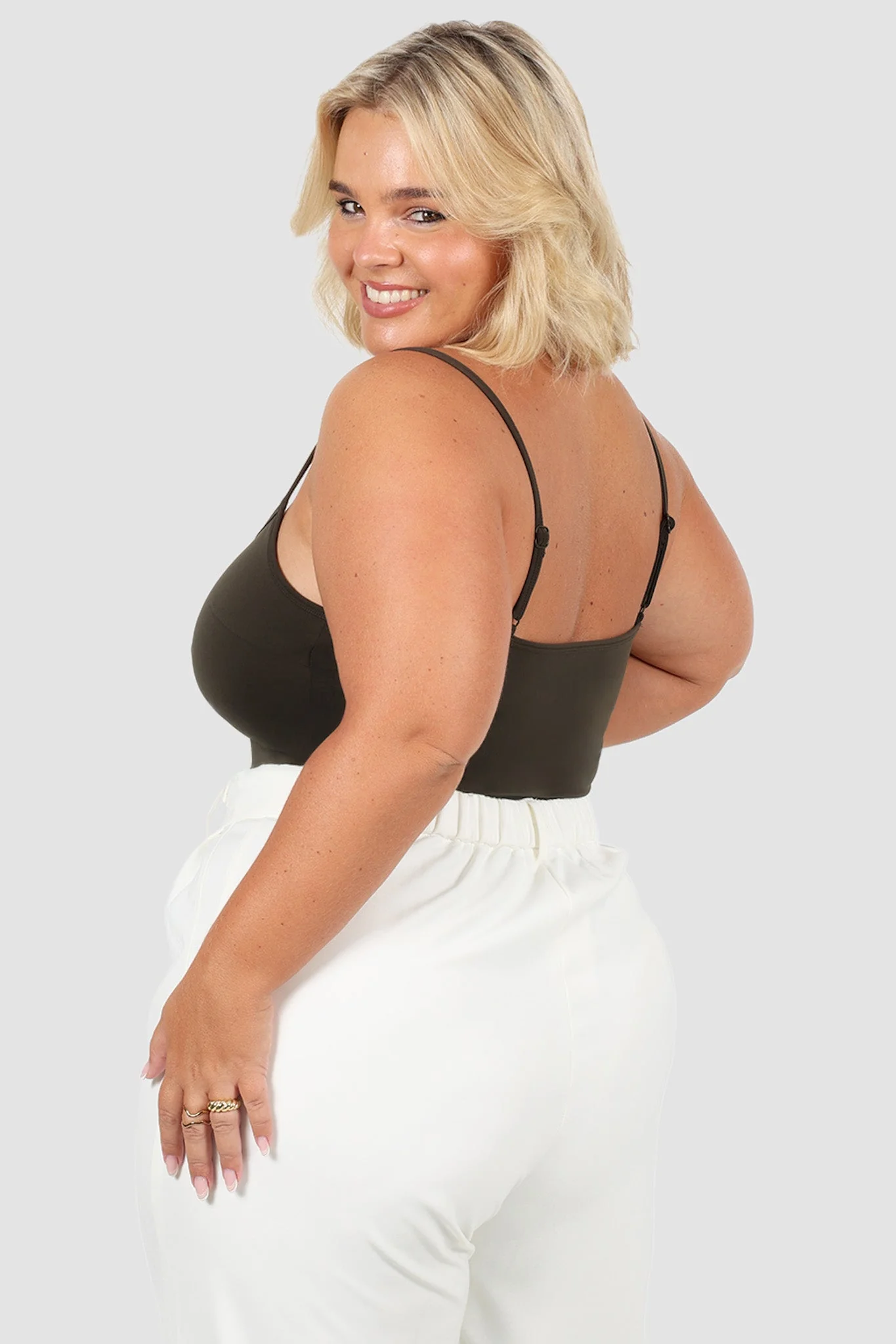 SAWYER BODYSUIT DEEP OLIVE - Image 6