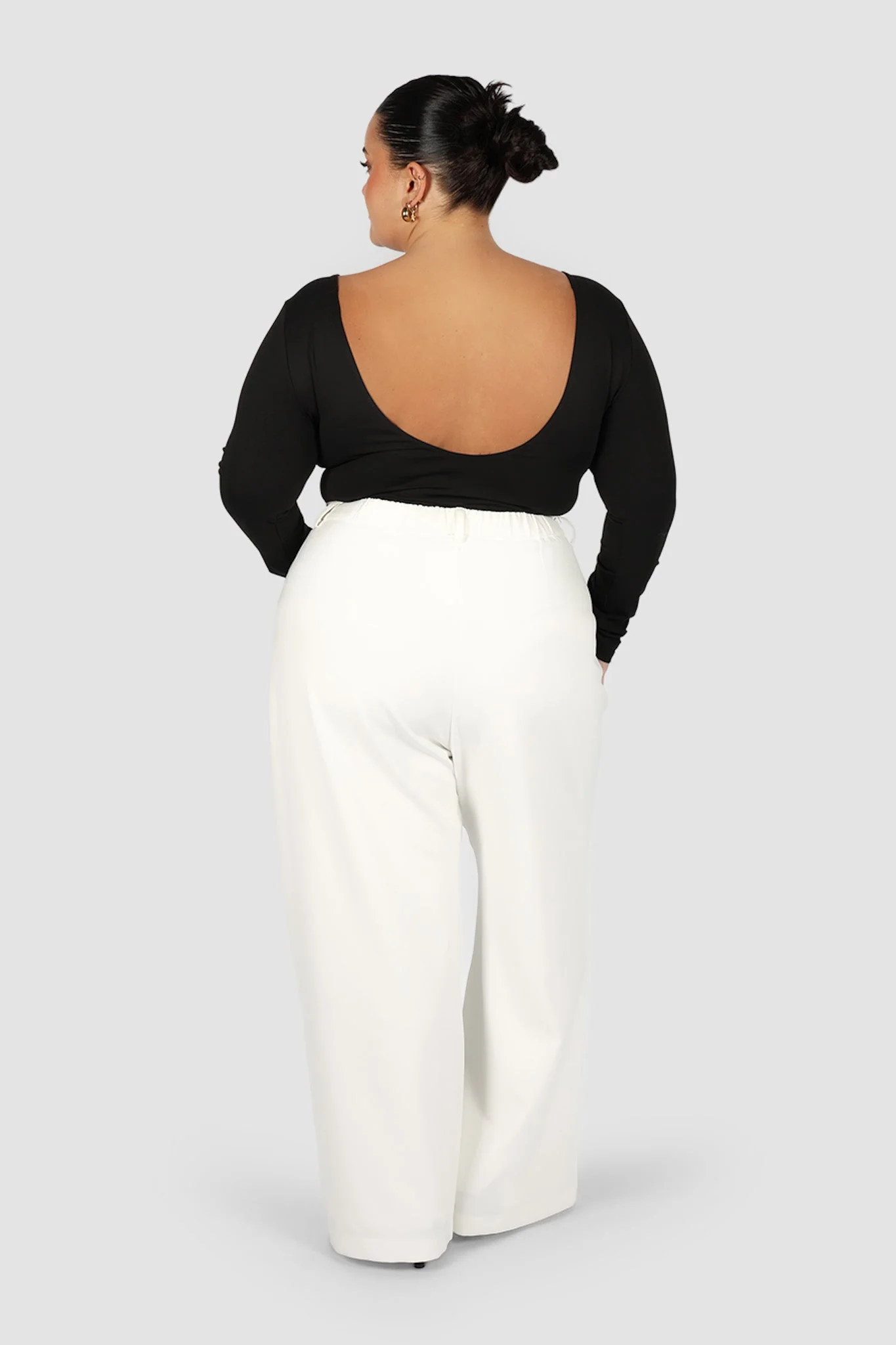 SCOOP BACK BODYSUIT BLACK - Image 10