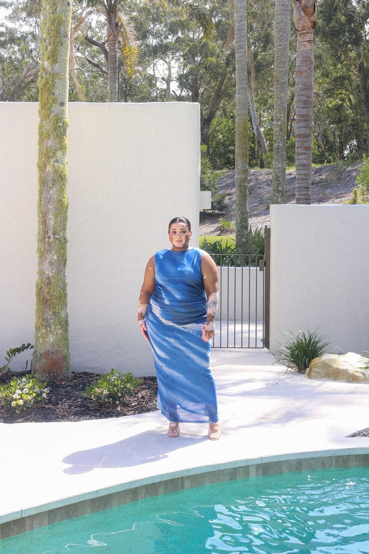 SELAYA DRESS AZURE WASH - Image 2