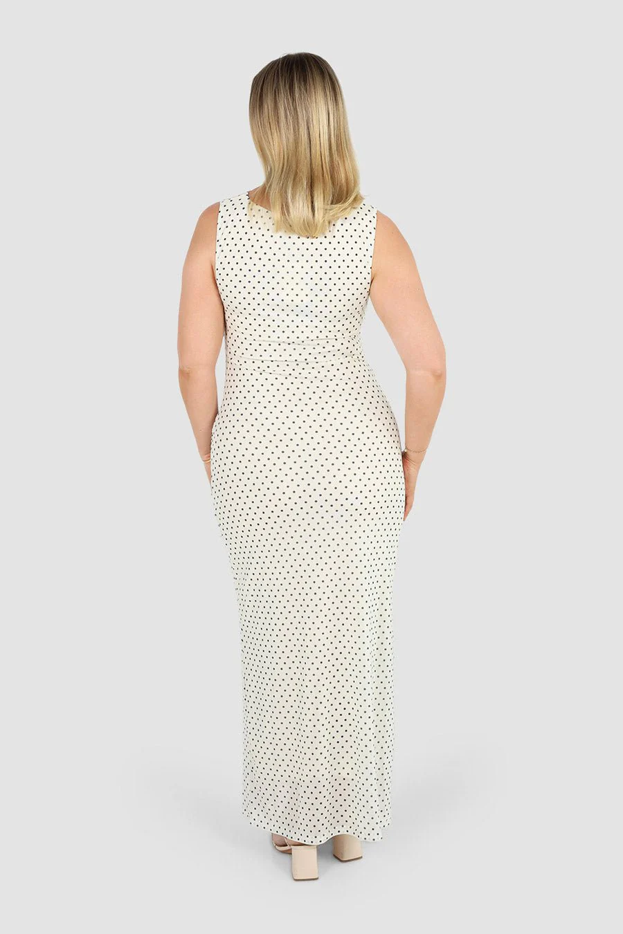 SELAYA DRESS WHITE SPOT - Image 6
