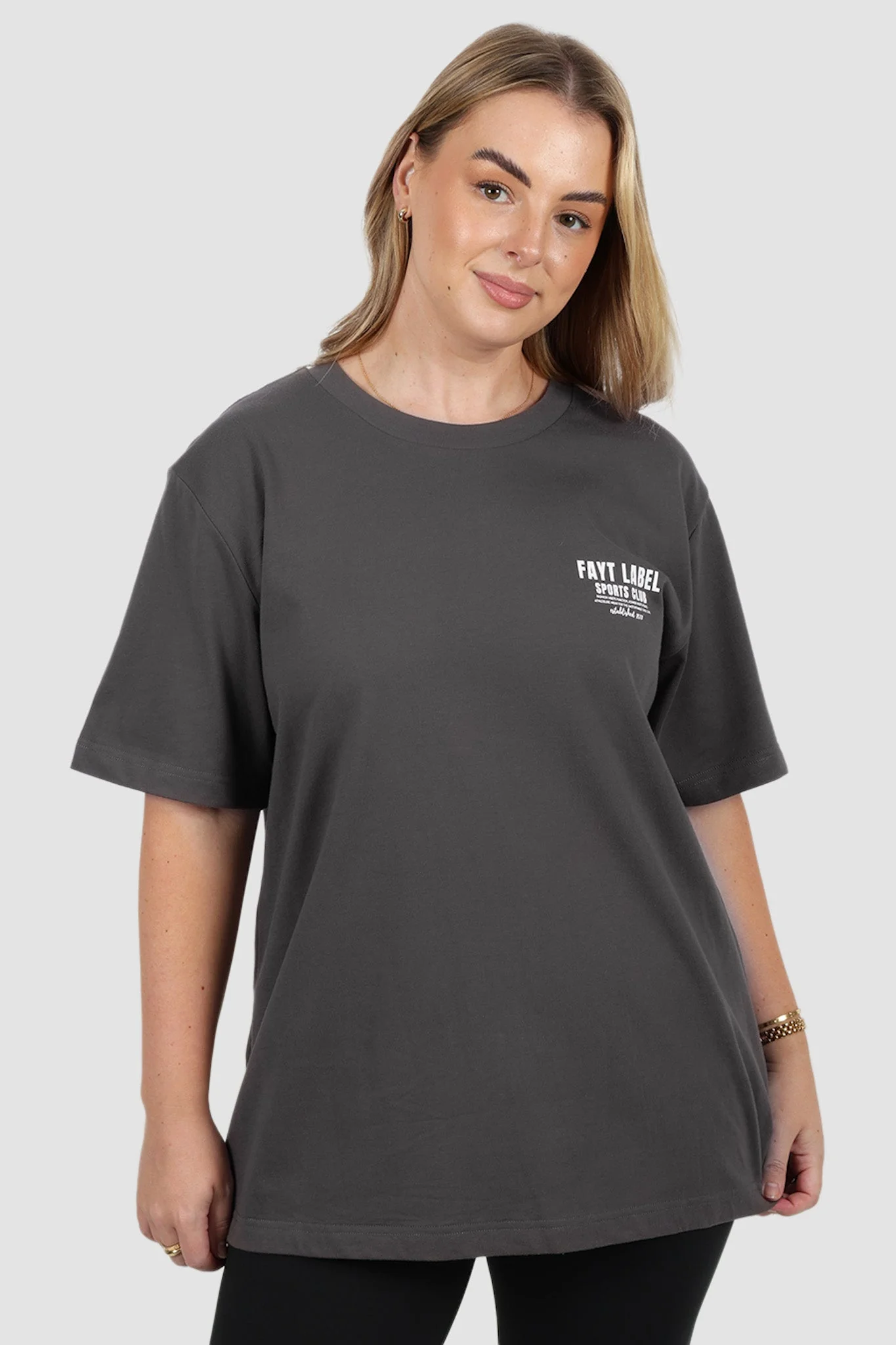 SIGNATURE LOGO TEE CHARCOAL - Image 6