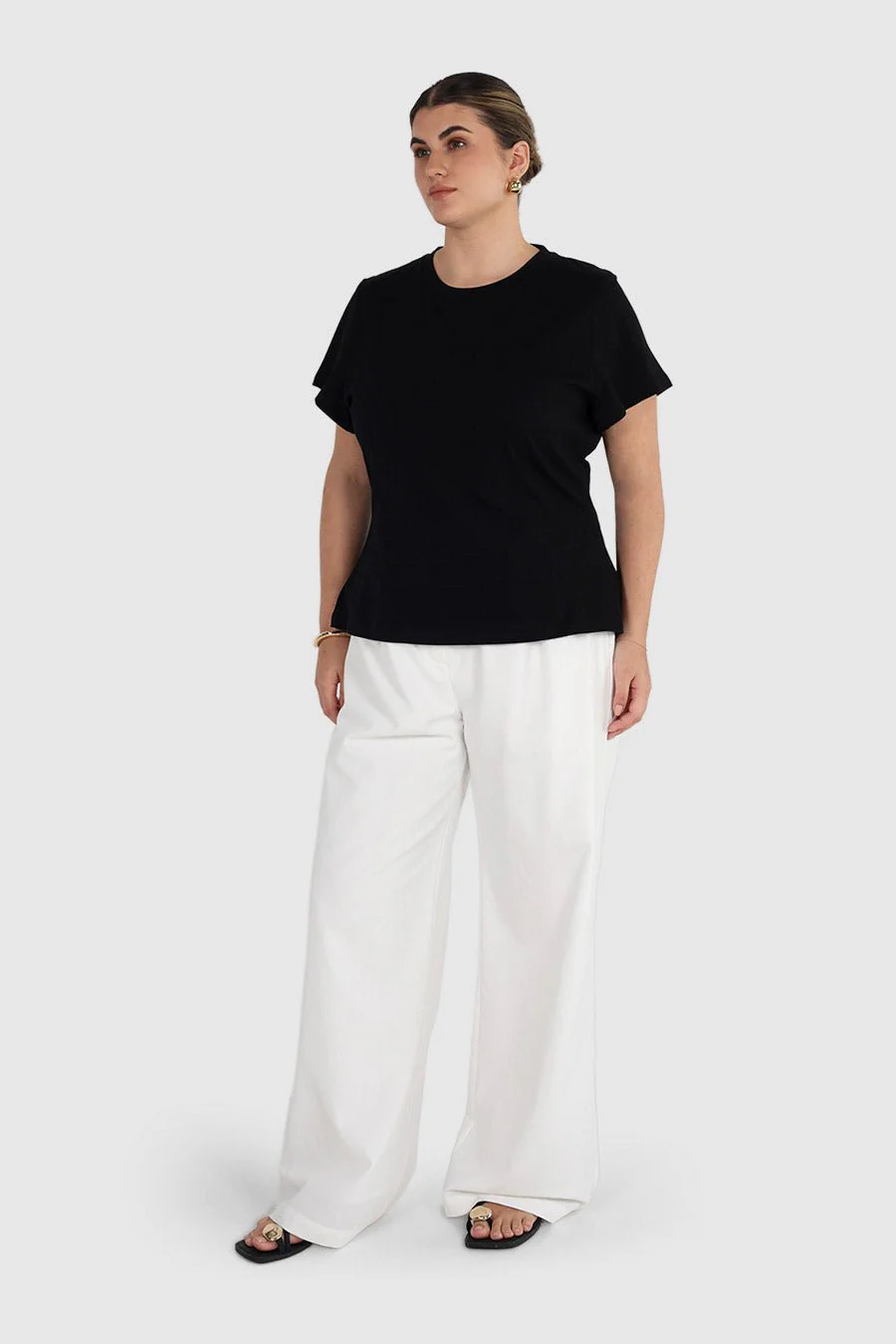 SIGNATURE SCULPT TEE BLACK - Image 3