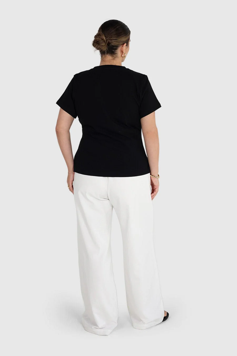 SIGNATURE SCULPT TEE BLACK - Image 5
