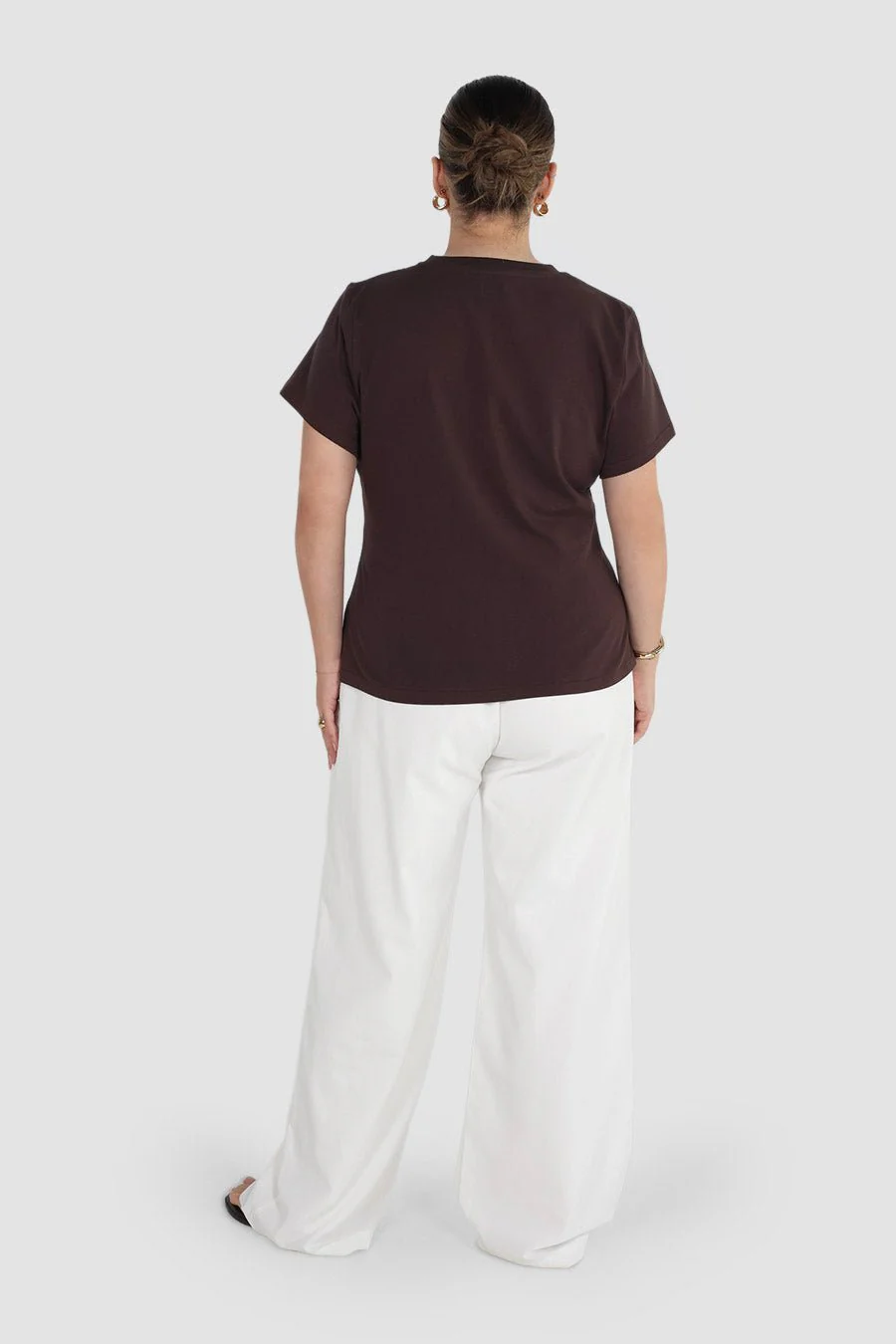 SIGNATURE SCULPT TEE ESPRESSO - Image 5