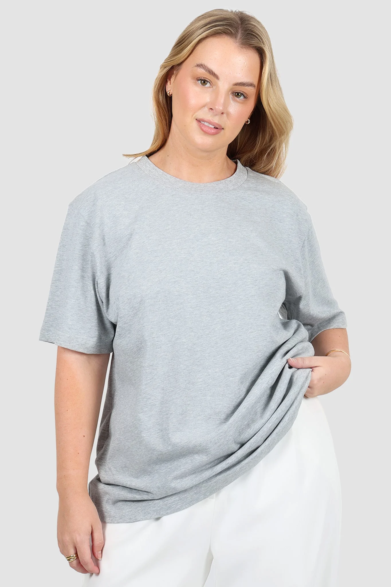 SIGNATURE TEE GREY MARLE - Image 10