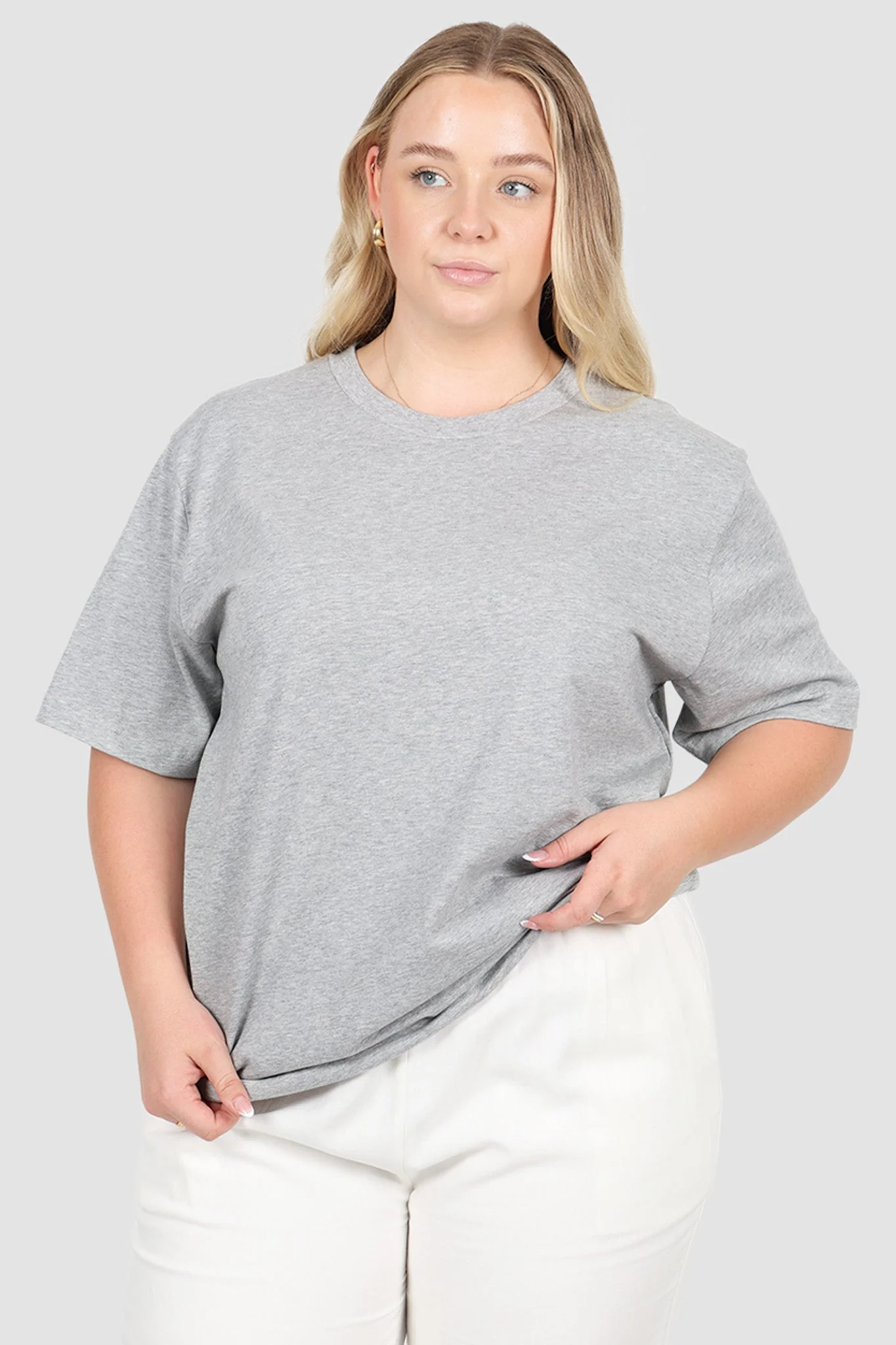 SIGNATURE TEE GREY MARLE - Image 11
