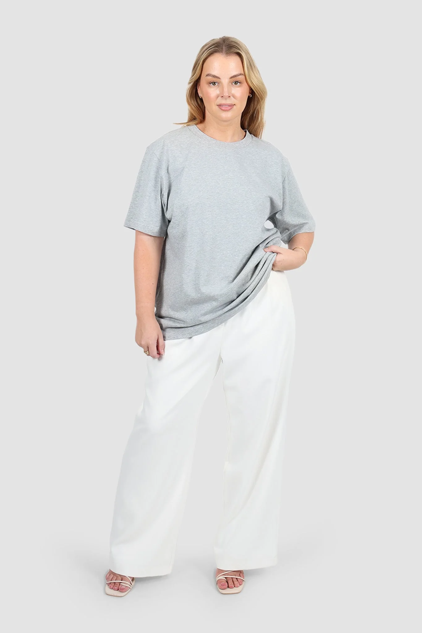 SIGNATURE TEE GREY MARLE - Image 6