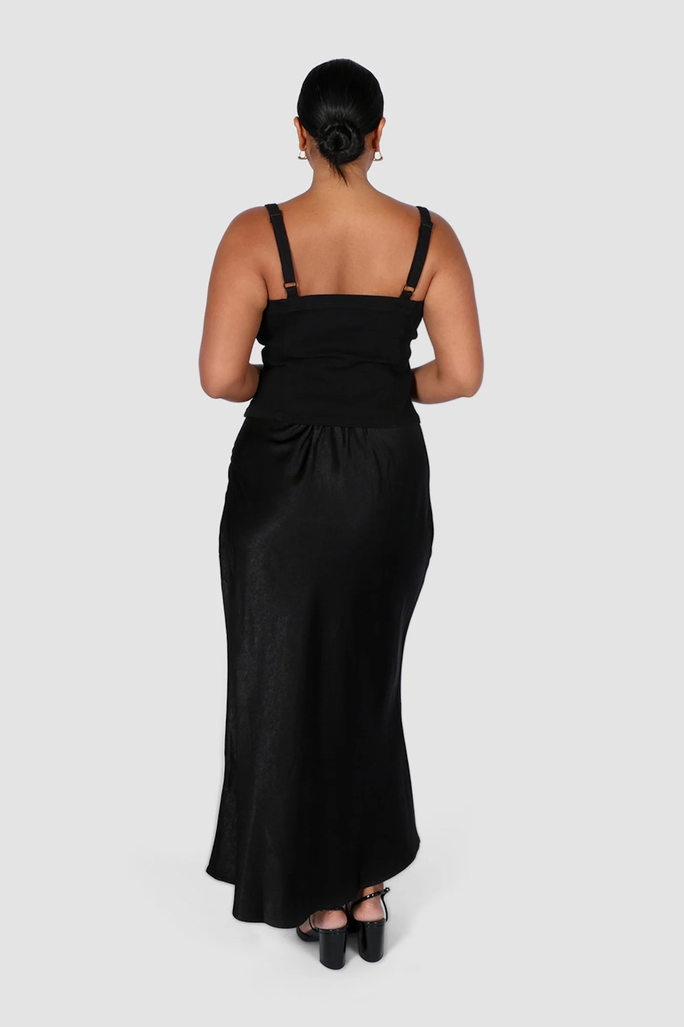 SIREN DENIM TOP BLACK - Image 3