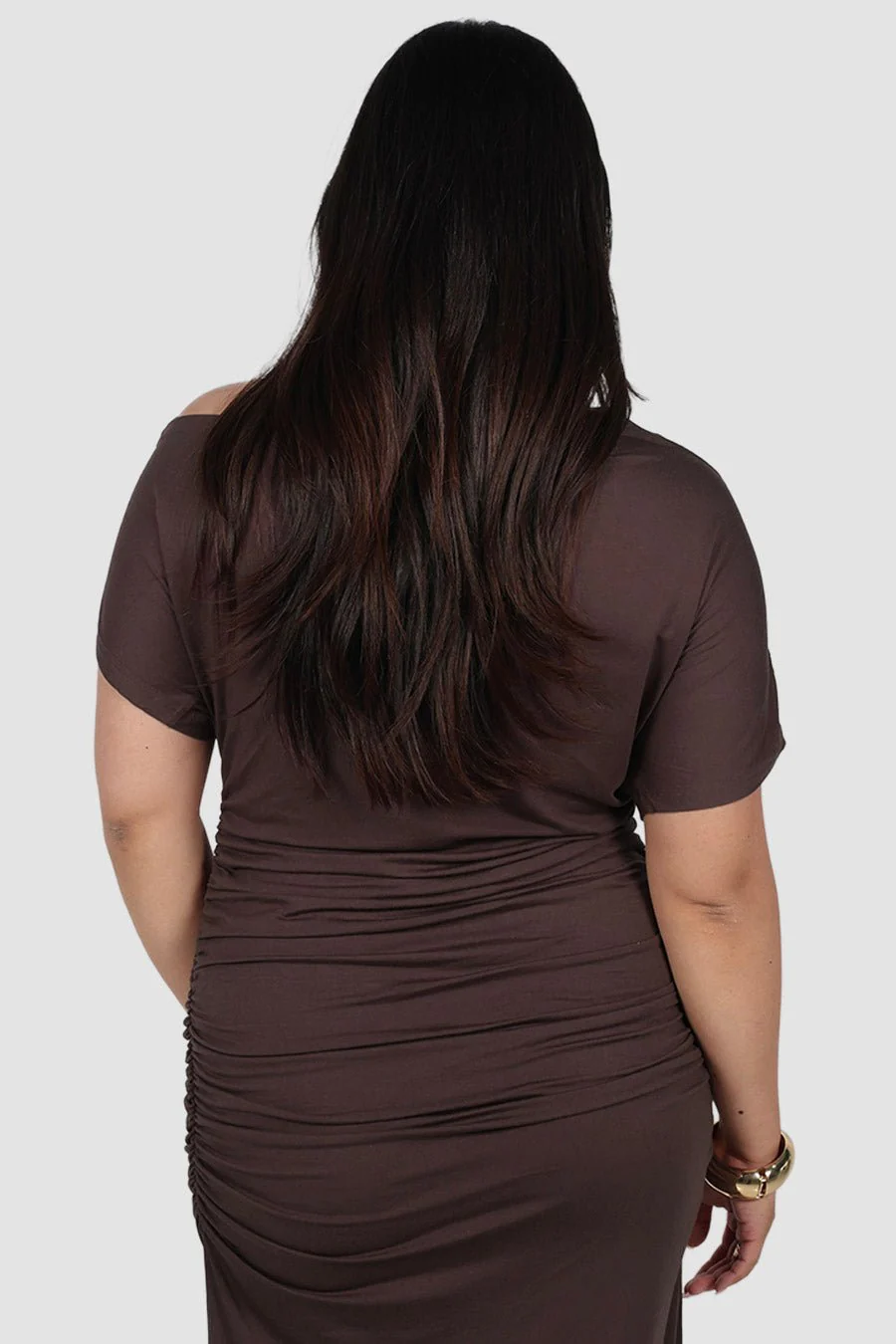 SLOANE DRESS CHOCOLATE - Image 5