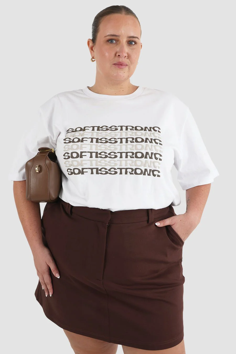 SOFT IS STRONG SIGNATURE TEE WHITE - Image 4