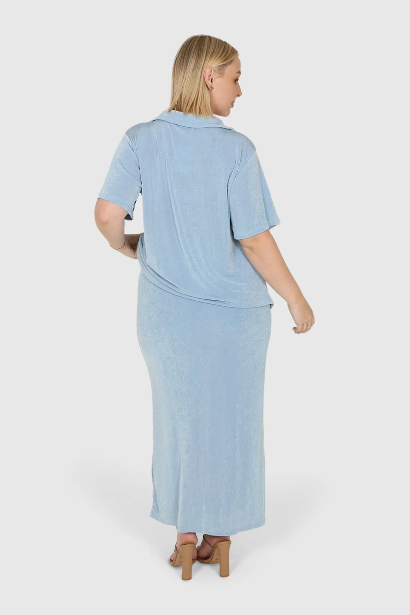 SOLA SKIRT SOFT BLUE - Image 3