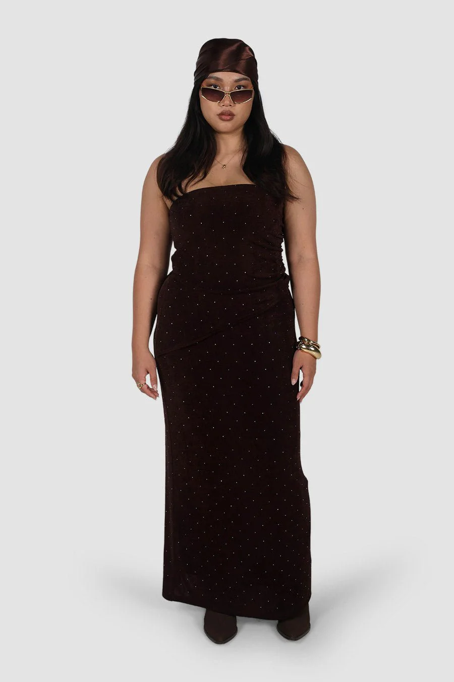 SOLA SKIRT ESPRESSO SPARKLE - Image 4