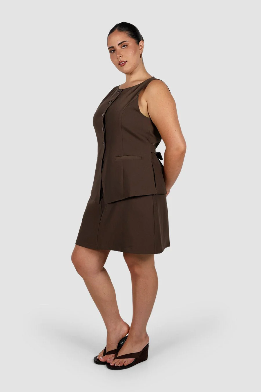 SOREVA SKORT CHOCOLATE - Image 3