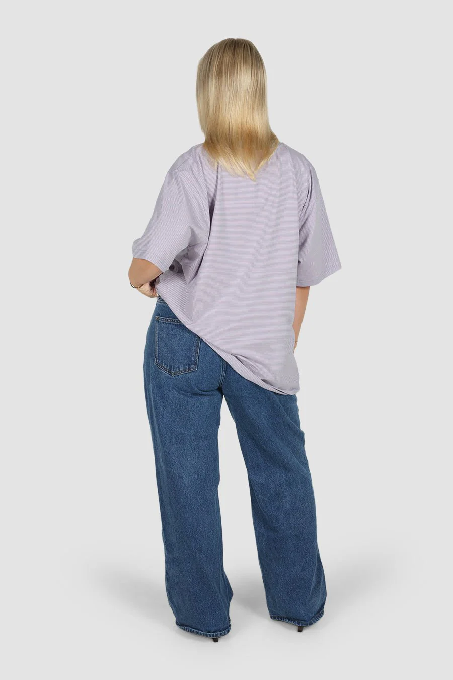 SPENCER STRIPE TEE PINK/BLUE - Image 6
