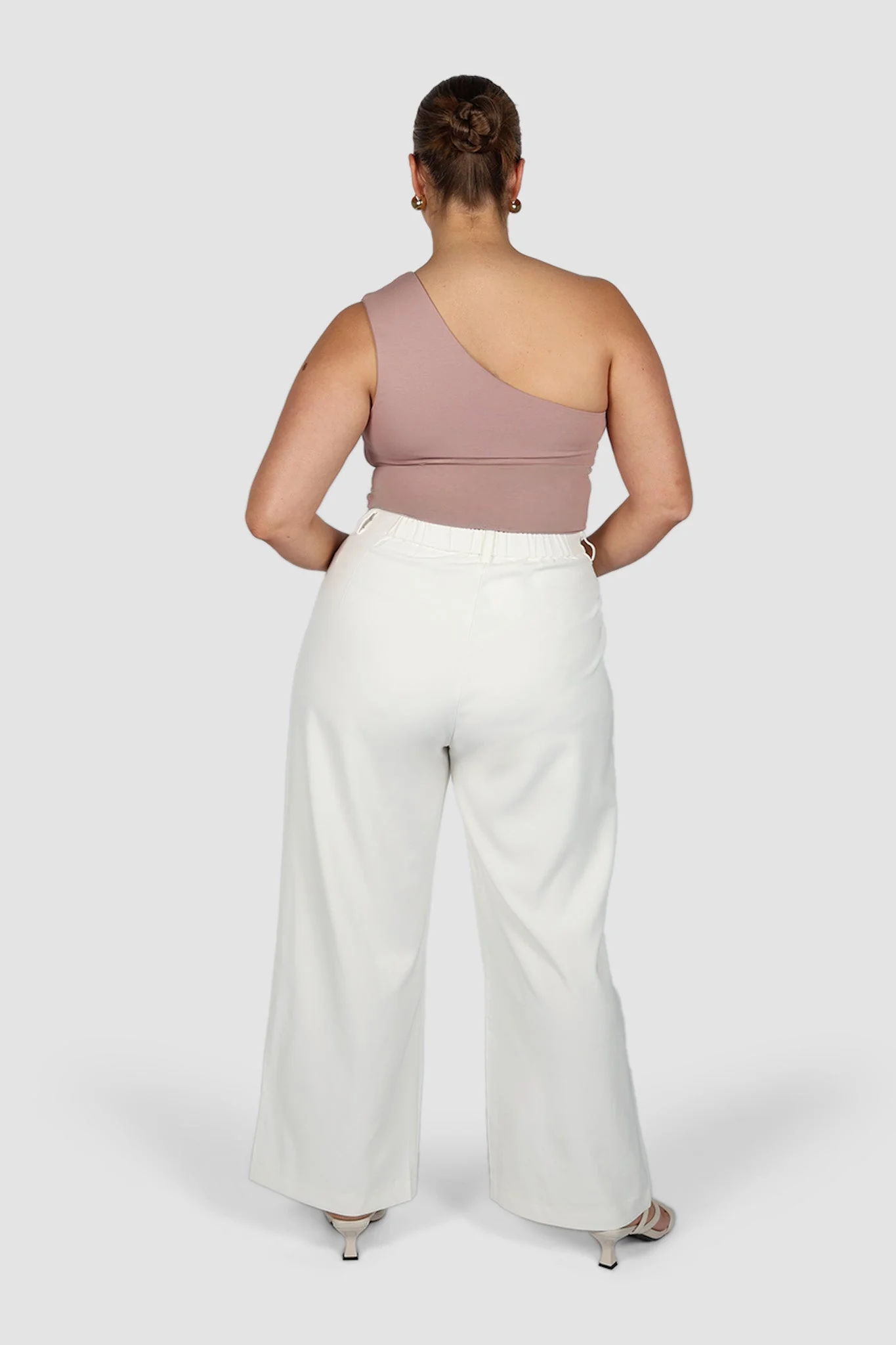 SULLIVAN ONE SHOULDER TOP BLUSH - Image 6