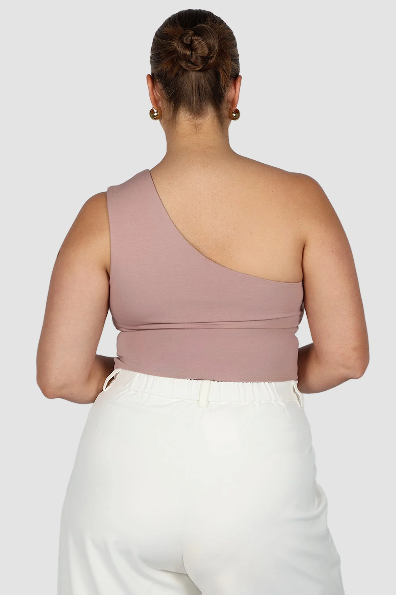 SULLIVAN ONE SHOULDER TOP BLUSH - Image 8