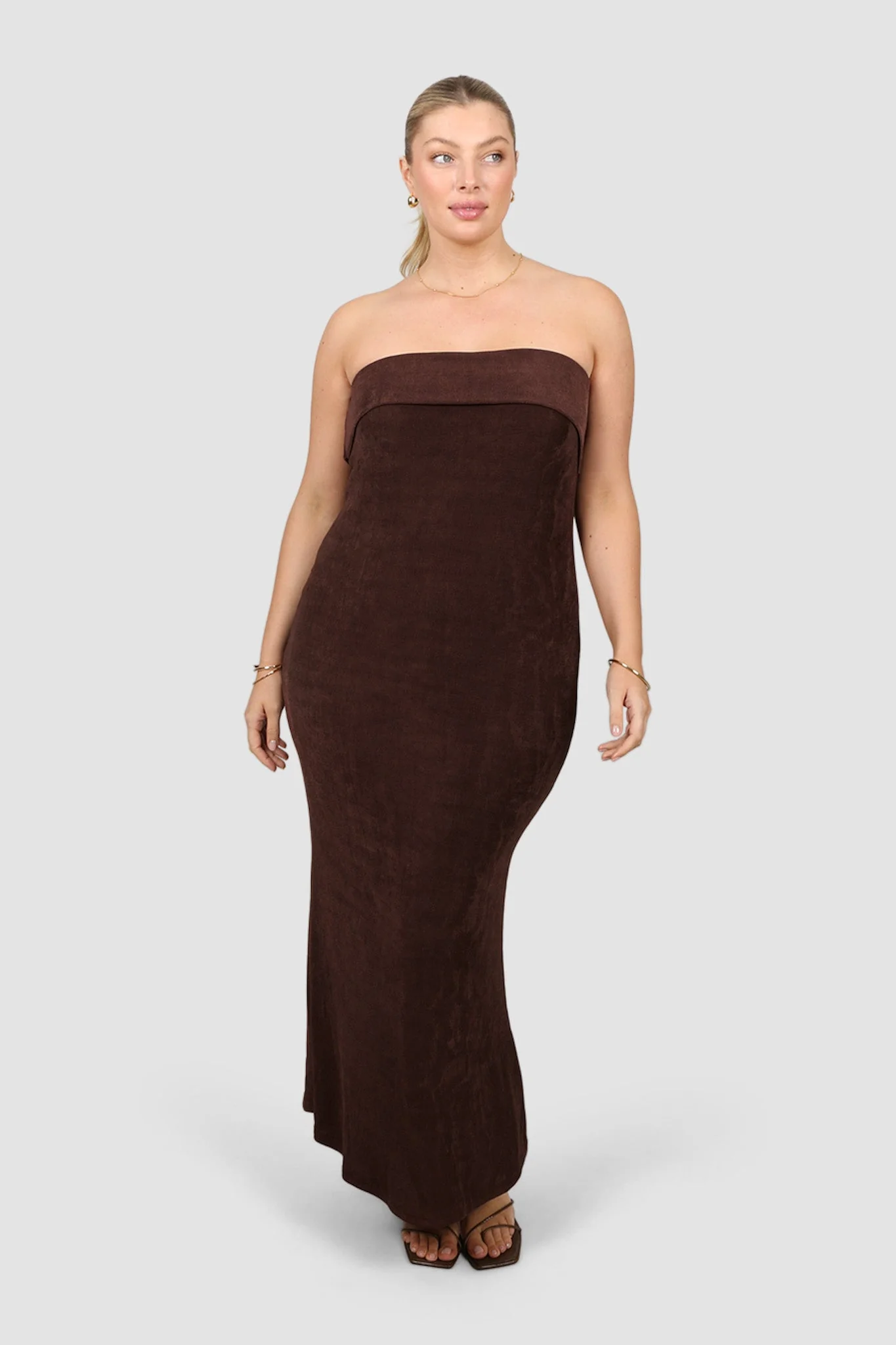 SURI MIDI DRESS ESPRESSO - Image 7