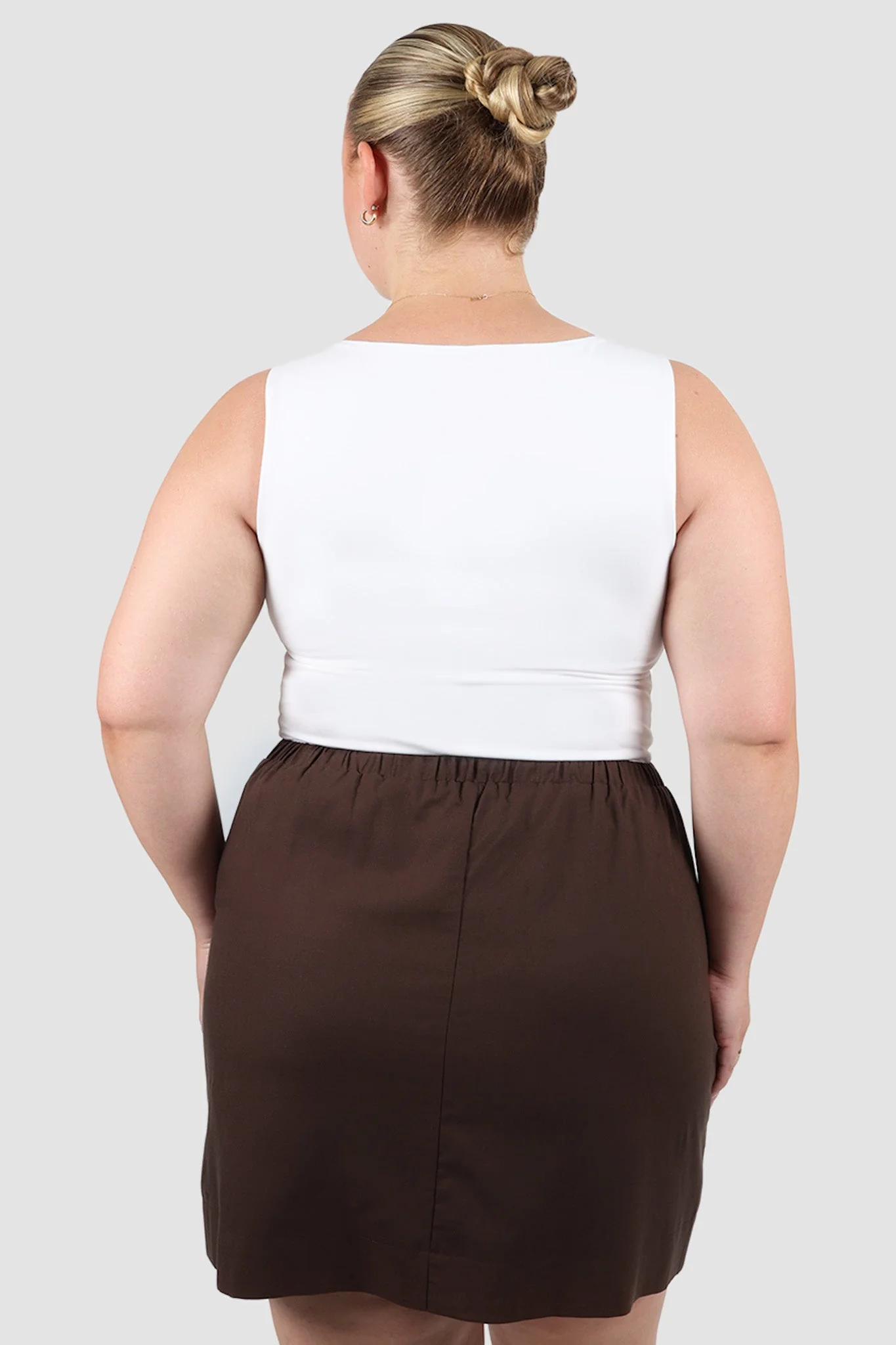 TORIA SKIRT ESPRESSO - Image 3
