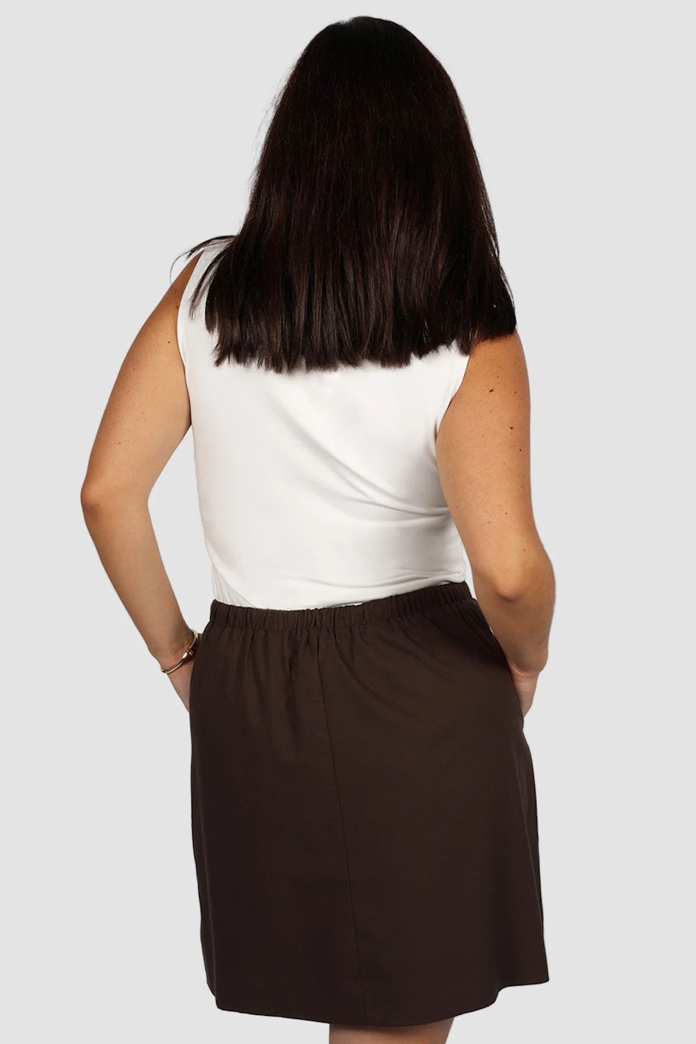 TORIA SKIRT ESPRESSO - Image 7