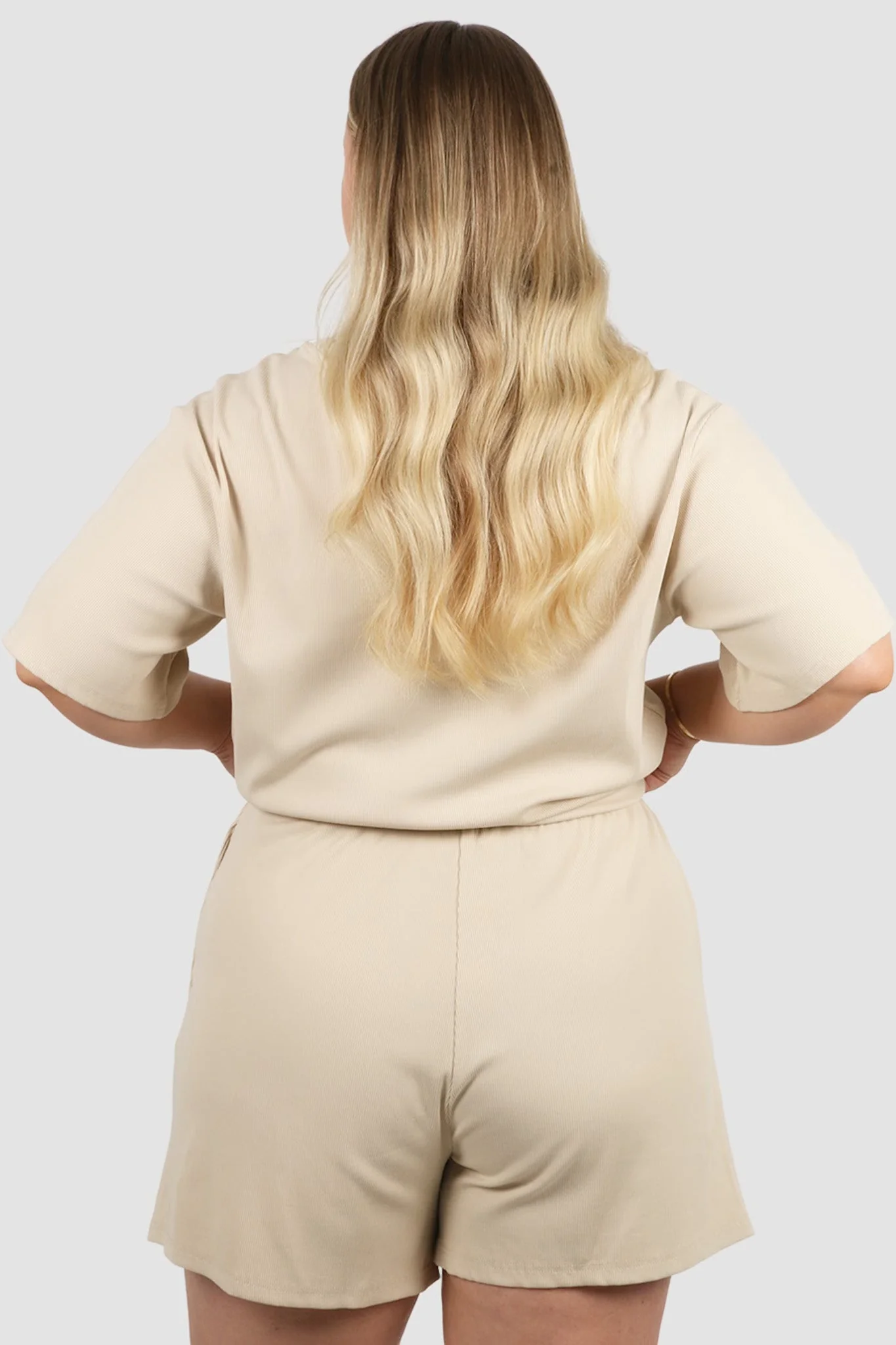 TORLA RIB SHORTS VANILLA - Image 7