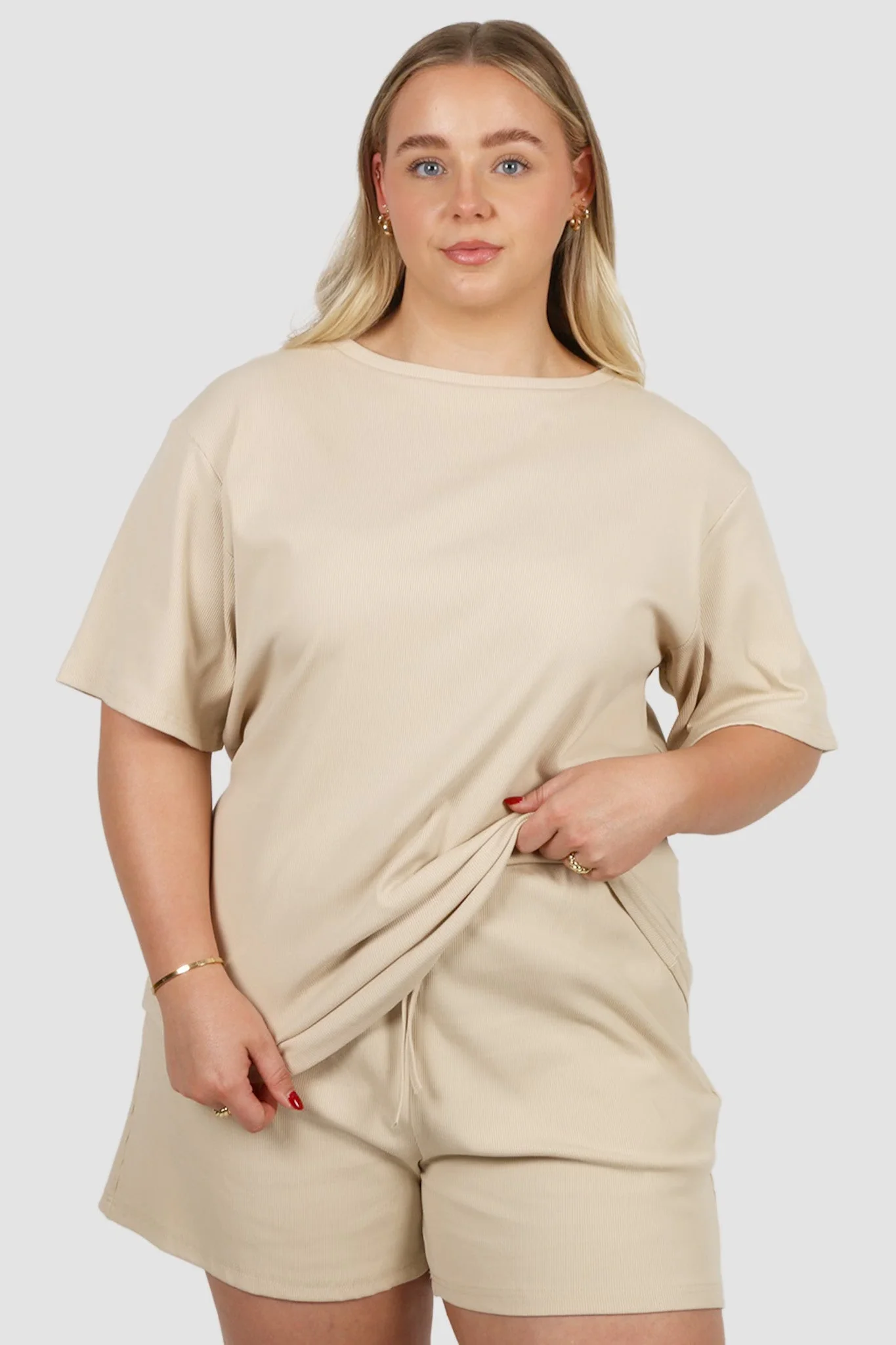 TORLA RIB SHORTS VANILLA - Image 8