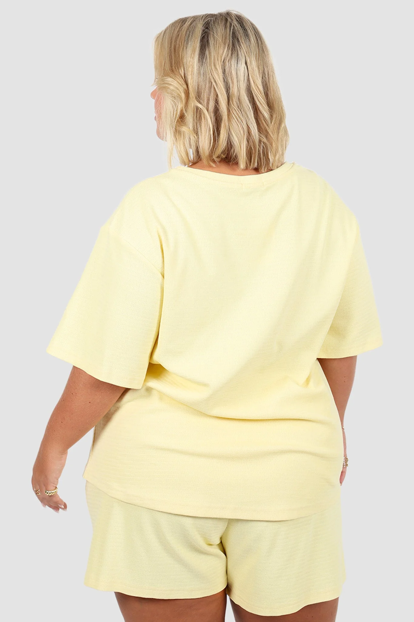 TORLA RIB SHORTS SOFT YELLOW - Image 8
