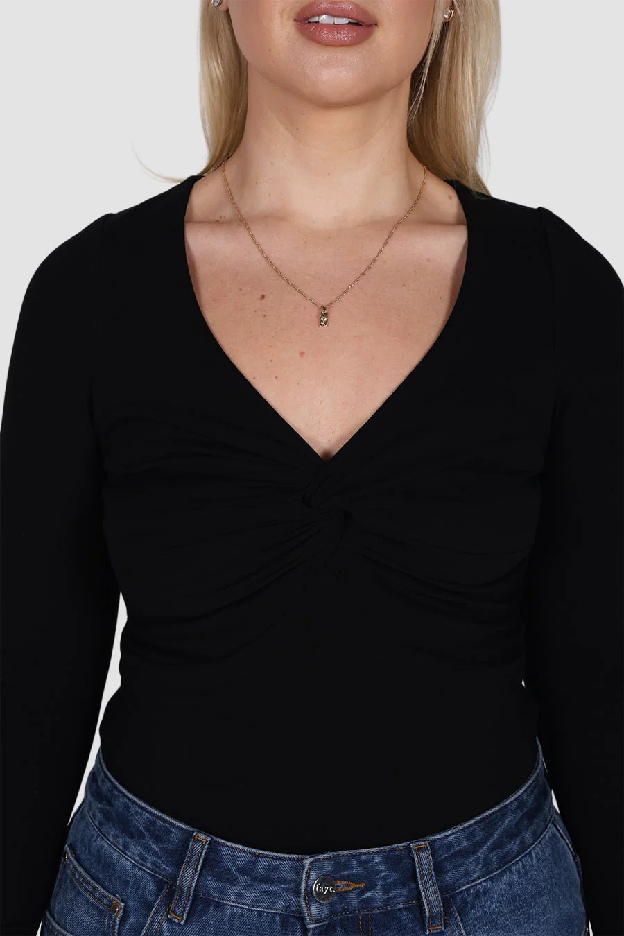 TORREN TWIST TOP BLACK - Image 3