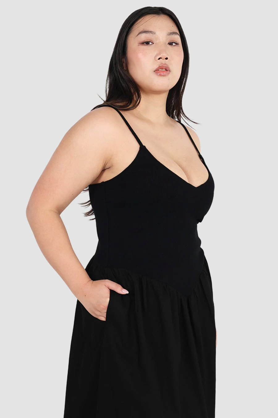 YARA DRESS BLACK - Image 3