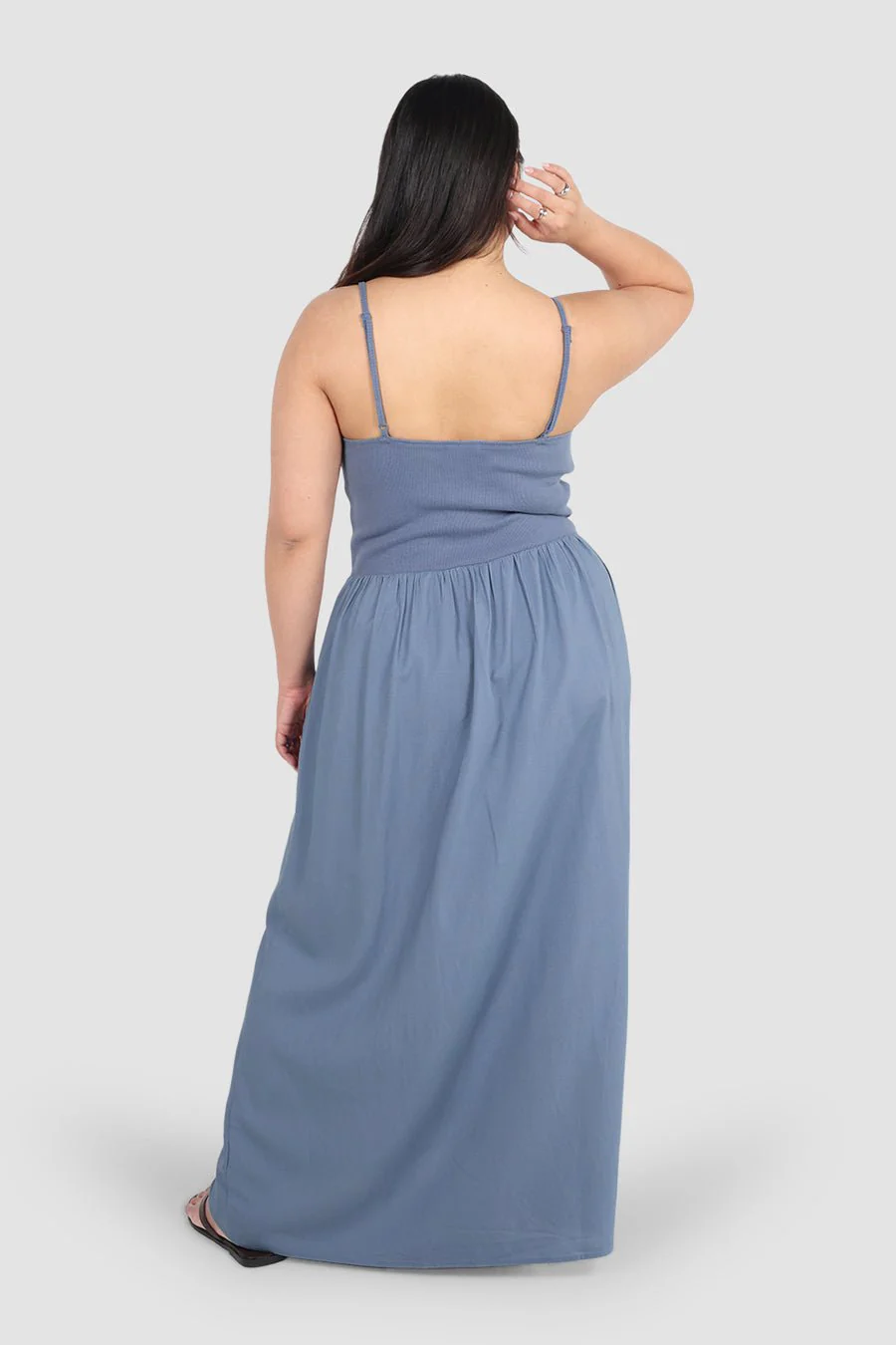 YARA DRESS BLUE - Image 6