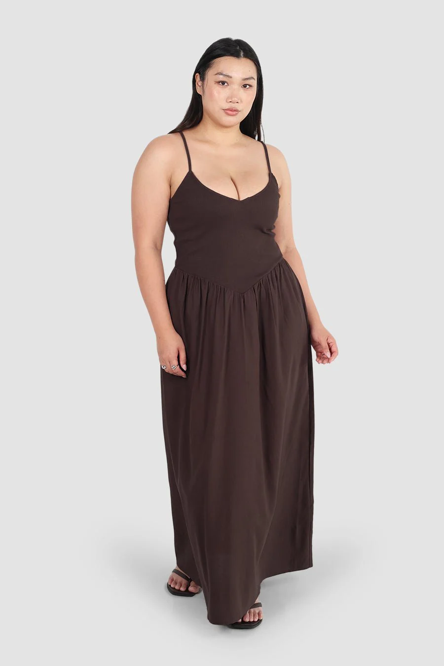YARA DRESS ESPRESSO