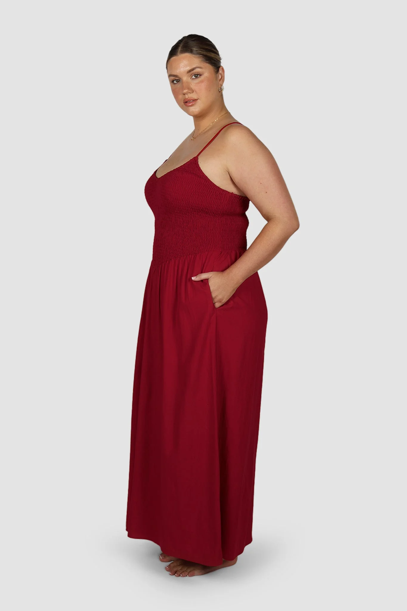 YARA DRESS RED - Image 11