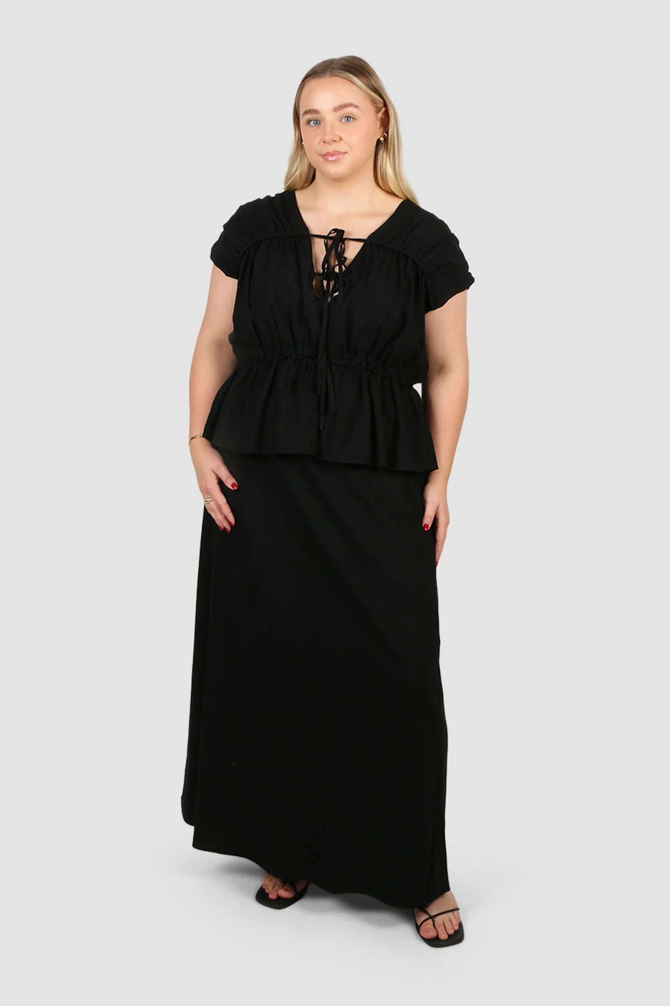 ZADIE TOP BLACK - Image 2