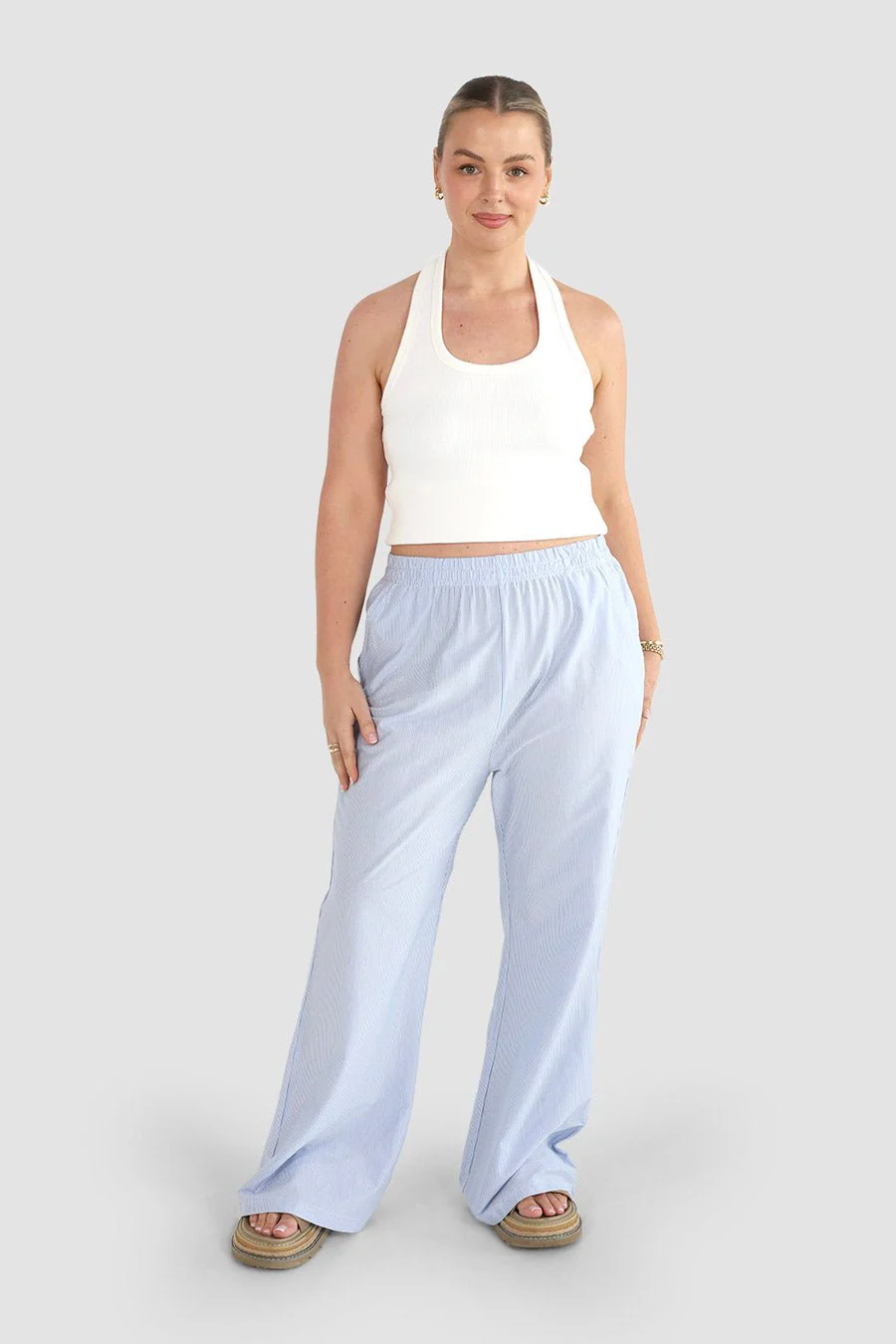 ZIMI PANT BLUE STRIPE