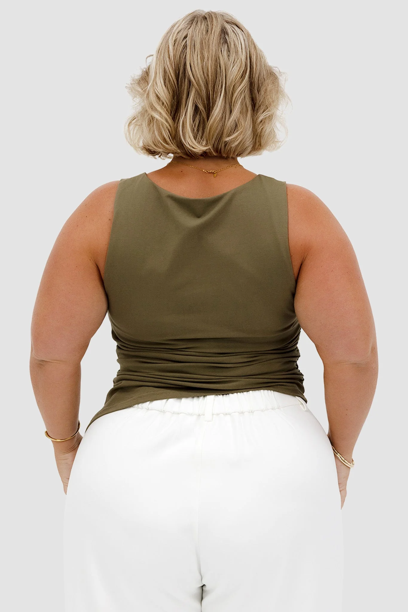 ZIRA TOP OLIVE - Image 3