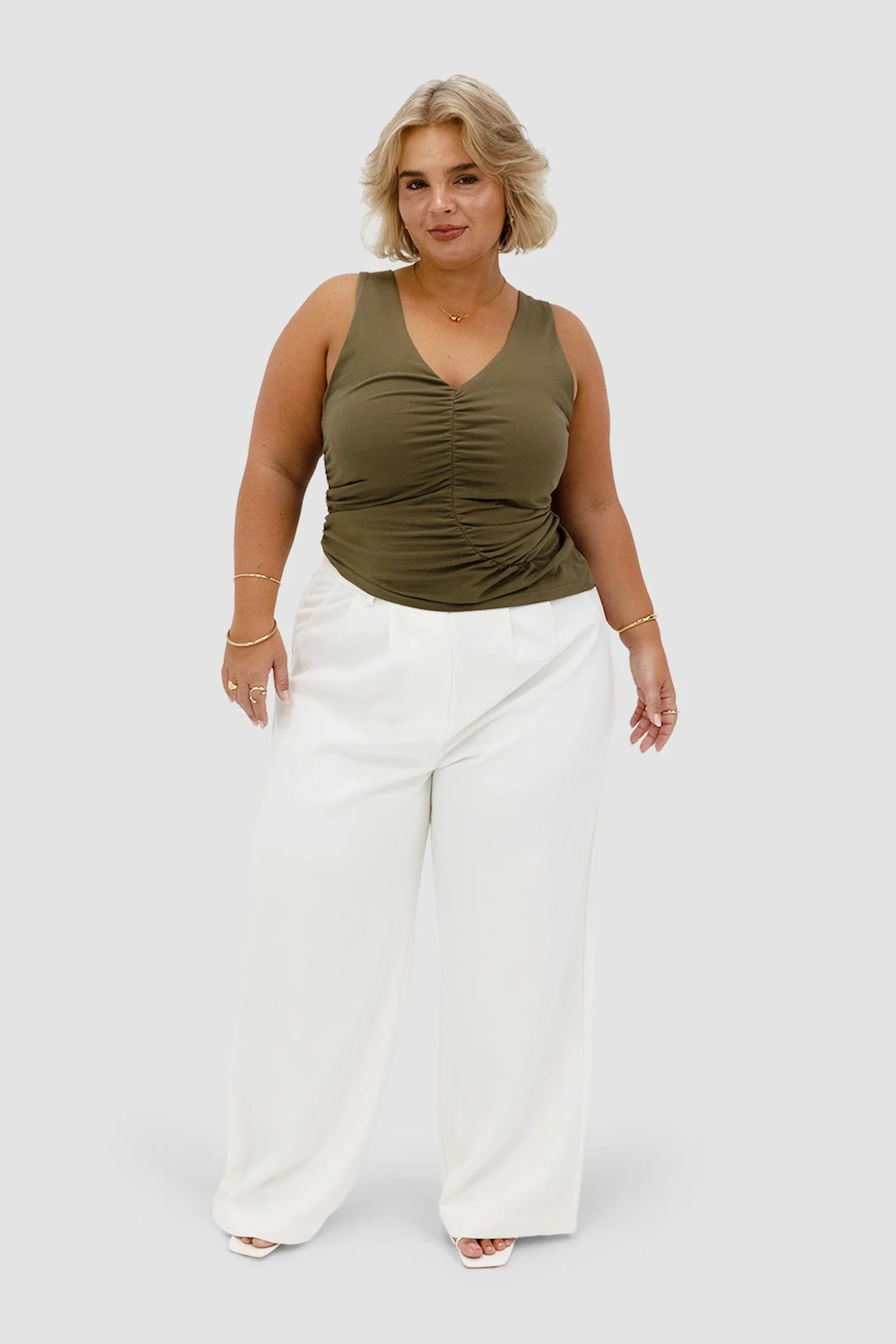 ZIRA TOP OLIVE - Image 4
