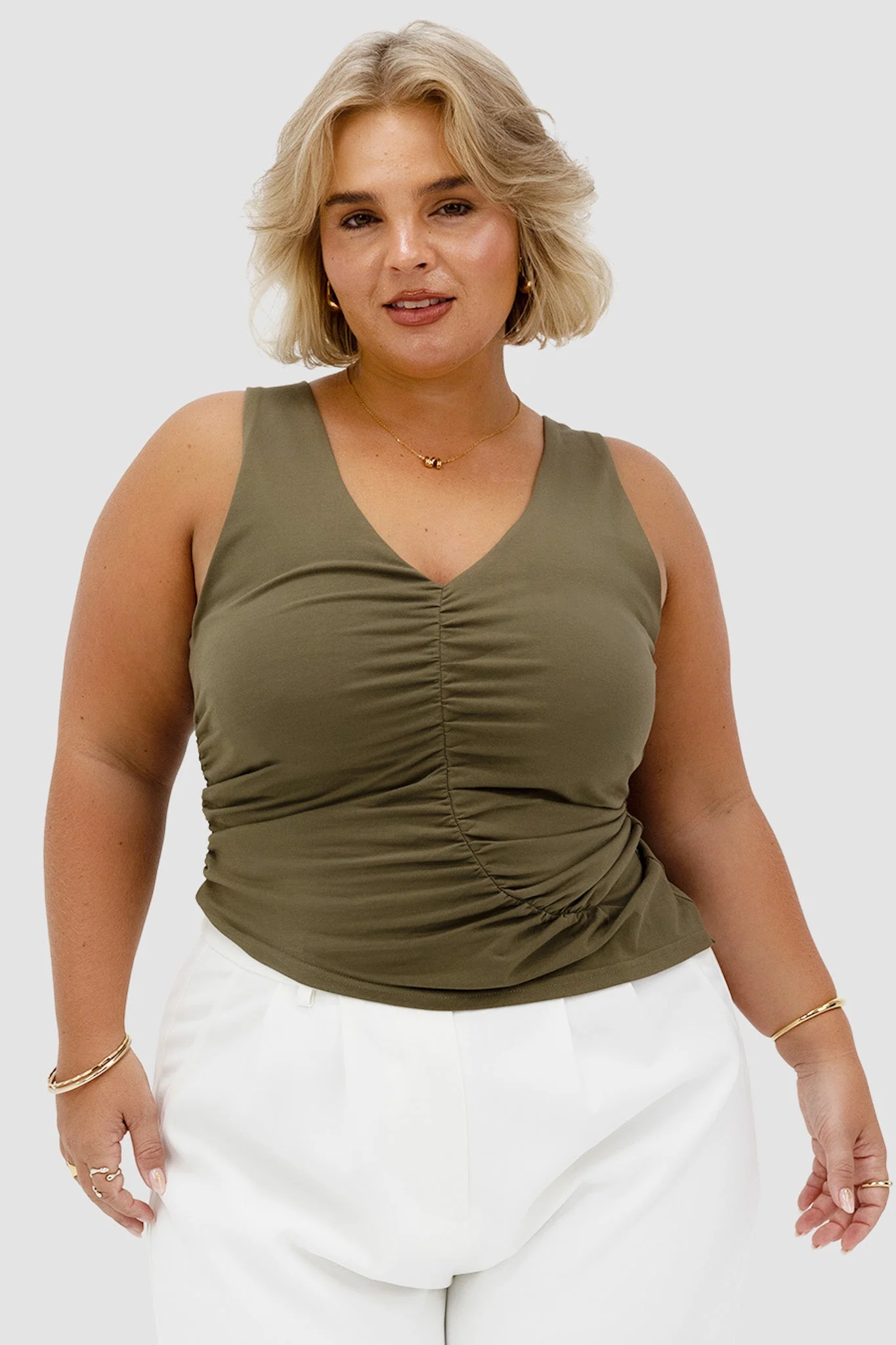 ZIRA TOP OLIVE - Image 6